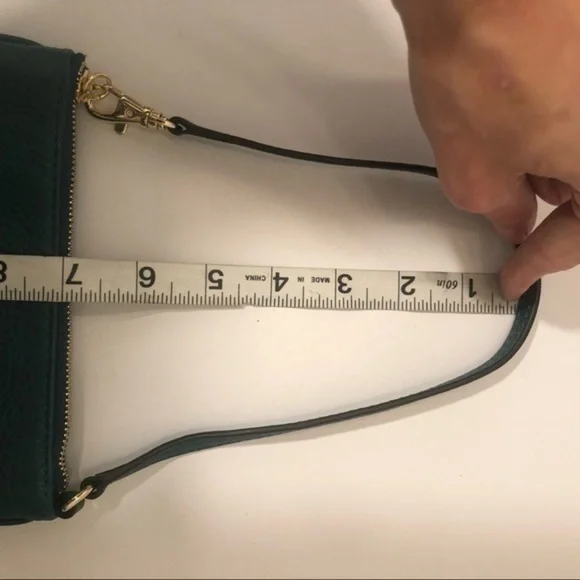 Michael kors green leather wristlet mini bag - Picture 2 of 10